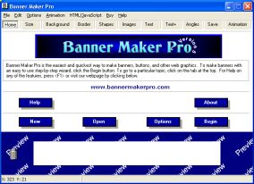 Okno programu Banner Maker Pro