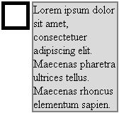 Vykreslení příkladu v MSIE 5, 5.5 a 6 (kompatibilní režim)