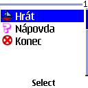 Menu - emulátor Nokia 6230