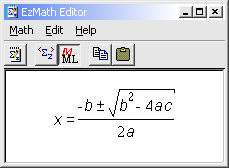 EzMath Editor