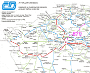 Interaktivní železniční mapa ČR