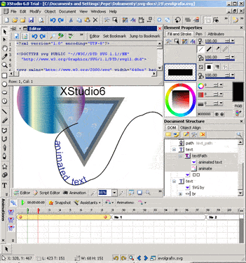 XStudio 6 - pracovní plocha