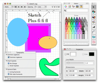 Sketch - zobrazení pracovní plochy