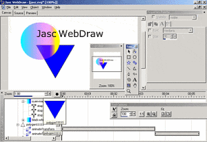 WebDraw - pracovní plocha