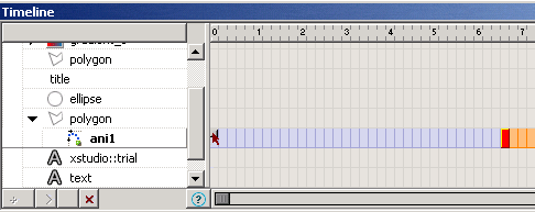 XStudio - časové stopy