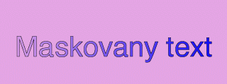 Zobrazení maskování v SVG