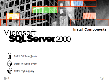 Microsoft SQL Server 2000 instalace 1