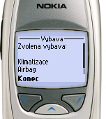 Nokia 6310i, seznam vybraných