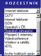 Rozcestník ISDN serveru