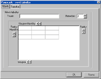 Kouzelník pro tvorbu tabulek v EasyPadu