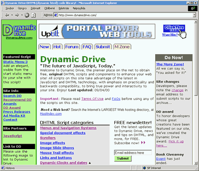 Homepage DynamicDrive.com