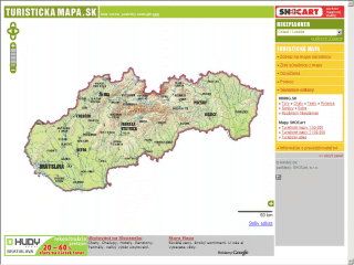 Turistickamapa.sk - turistické mapy on-line a zadarmo
