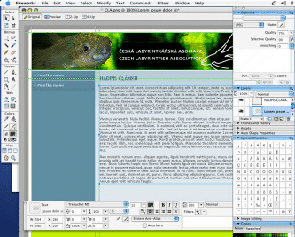 Macromedia Fireworks 8 - na Mac OS
