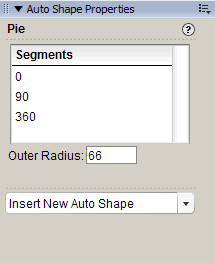 Macromedia Fireworks 8 - paletka Auto Shape Properties