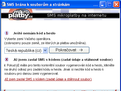 První informace SMSden brány