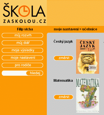 "Škola za školou" - výběr učebnic