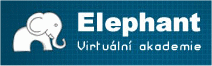 Logo webu "Elephant - Virtuální akademie"