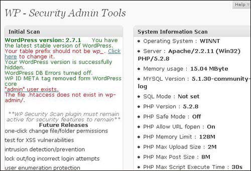 Security scan