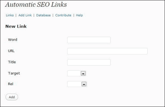 Automatic SEO Links