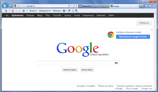 Google popraguje Google Chrome