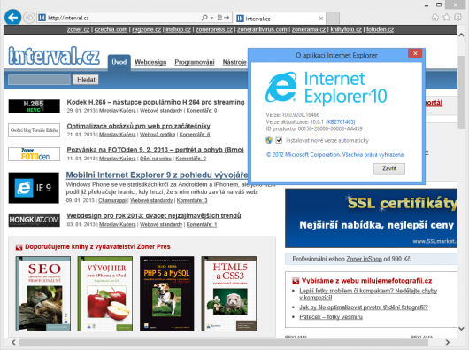 Internet Explorer 10