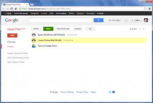 Google Cloud Print