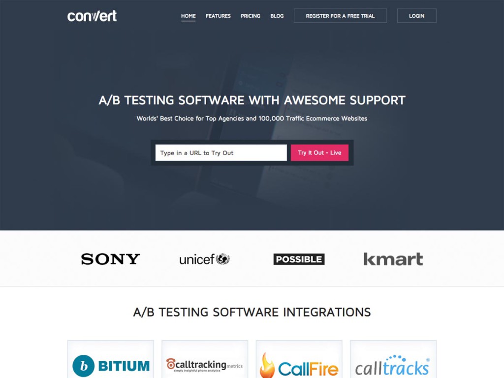 convert landing page