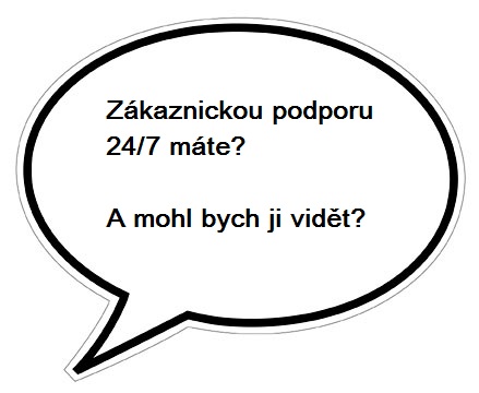 máte zákaznickou podporu 24/7