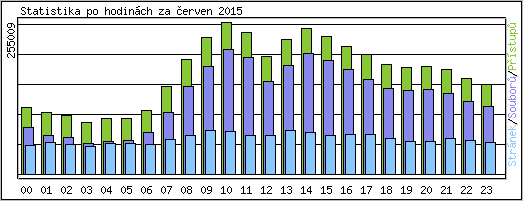 Statistika po hodinch